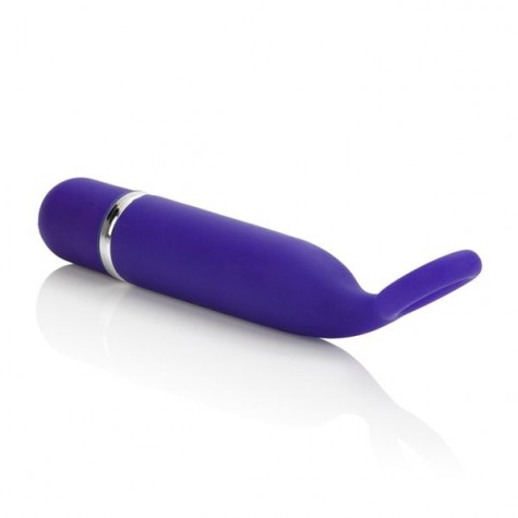 Фиолетовый мини-вибромассажер LIA MINI MASSAGER PLEASURE O - 11,5 см.